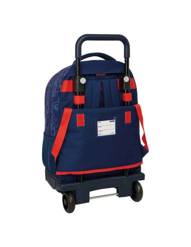 Mochila Grande Con Ruedas Compact Extraible Spider-Man | Reino Escolar: Mochilas y Regalos