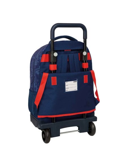 Mochila Grande Con Ruedas Compact Extraible Spider-Man | Reino Escolar: Mochilas y Regalos