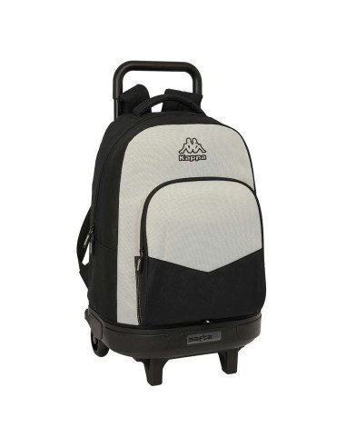 Mochila Grande Con Ruedas Compact Extraible Kappa "Grey" | Reino Escolar: Mochilas y Regalos