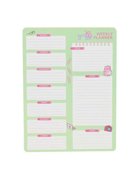 Planing Semanal Pembe "The Pink Cat" | Reino Escolar: Mochilas y Regalos