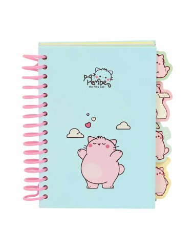 Bloc De Notas A6 Pembe "The Pink Cat" | Reino Escolar: Mochilas y Regalos