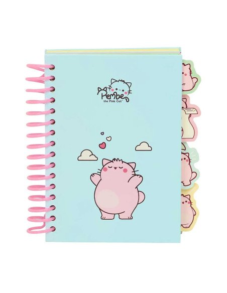 Bloc De Notas A6 Pembe "The Pink Cat" | Reino Escolar: Mochilas y Regalos