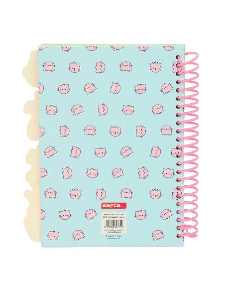 Bloc De Notas A5 Pembe "The Pink Cat" | Reino Escolar: Mochilas y Regalos