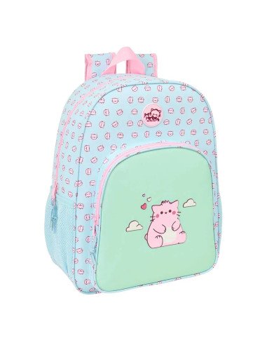 Mochila Adaptable A Carro Pembe "The Pink Cat" | Reino Escolar: Mochilas y Regalos