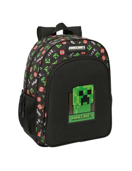 Mochila Junior Adaptable A Carro Minecraft | Reino Escolar: Mochilas y Regalos