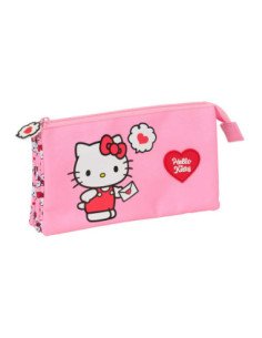 Portatodo Triple Hello Kitty | Reino Escolar: Mochilas y Regalos
