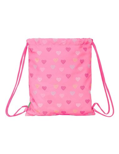 Saco Plano Benetton "Heart" | Reino Escolar: Mochilas y Regalos