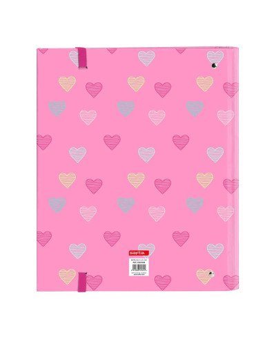 Carp 4 Ani 35Mm Con Recambio Benetton "Heart" | Reino Escolar: Mochilas y Regalos