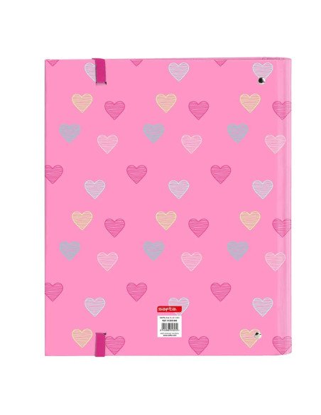 Carp 4 Ani 35Mm Con Recambio Benetton "Heart" | Reino Escolar: Mochilas y Regalos