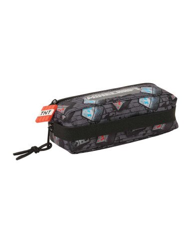 Portatodo Triple Pequeño con Goma Elástica 22 cm Minecraft "Graffiti"