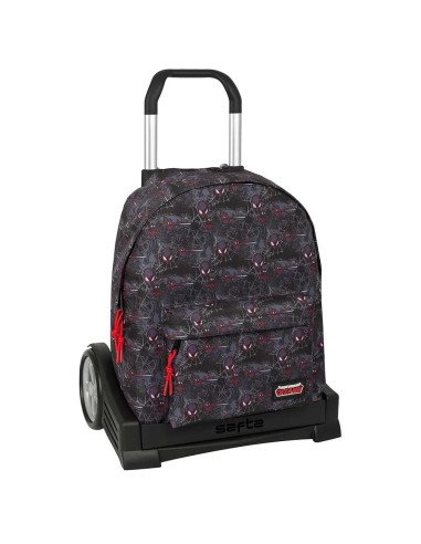 Mochila774  +  Carro Evolution Miles Morales | Reino Escolar: Mochilas y Regalos