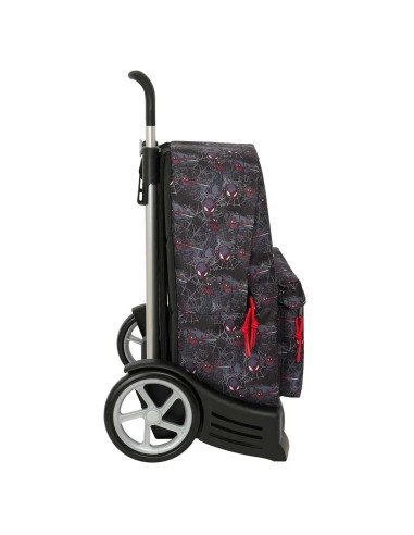 Mochila774  +  Carro Evolution Miles Morales | Reino Escolar: Mochilas y Regalos