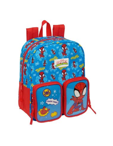 Mochila Guarderia Bolsillos Adaptable A Carro Spidey | Reino Escolar: Mochilas y Regalos