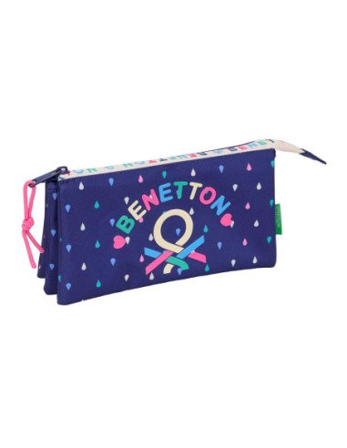 Portatodo Triple Benetton "Drop" | Reino Escolar: Mochilas y Regalos