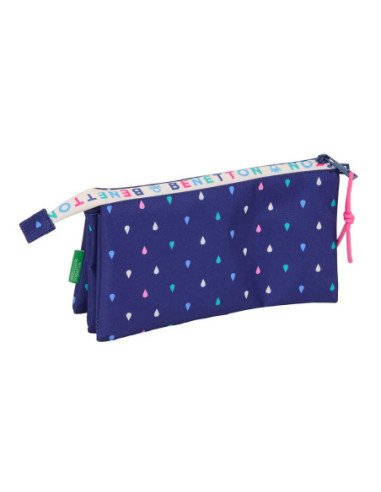 Portatodo Triple Benetton "Drop" | Reino Escolar: Mochilas y Regalos