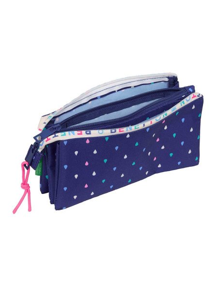 Portatodo Triple Benetton "Drop" | Reino Escolar: Mochilas y Regalos