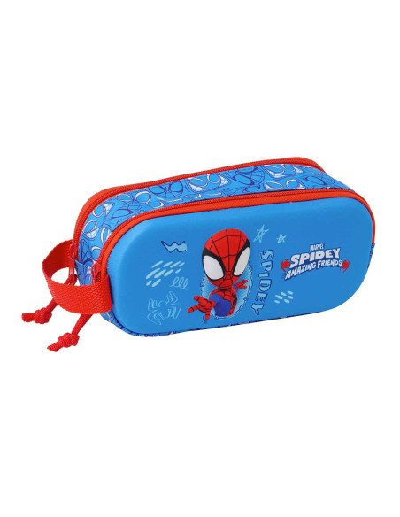 Portatodo Doble 3D Spidey 3D | Reino Escolar