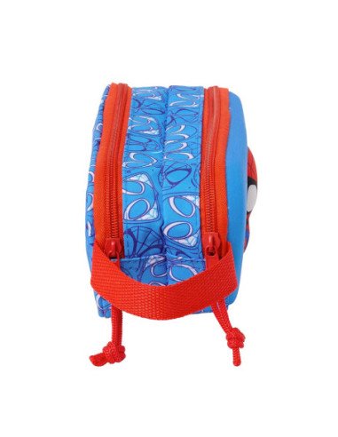Portatodo Doble 3D Spidey 3D | Reino Escolar