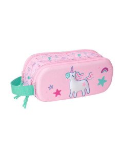 Portatodo Doble 3D Safta 3D Unicornio | Reino Escolar: Mochilas y Regalos