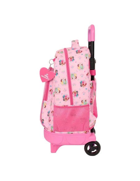 Mochila Grande Con Ruedas Compact Extraible Princesas Disney | Reino Escolar: Mochilas y Regalos