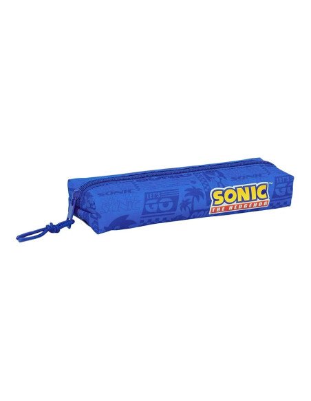 Portatodo Rectangular Con Goma Elast. 22Cm Sonic | Reino Escolar: Mochilas y Regalos