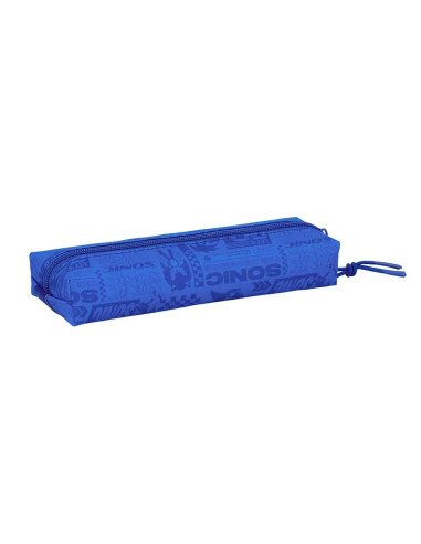 Portatodo Rectangular Con Goma Elast. 22Cm Sonic | Reino Escolar: Mochilas y Regalos