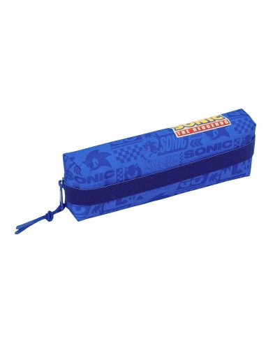 Portatodo Rectangular Con Goma Elast. 22Cm Sonic | Reino Escolar: Mochilas y Regalos