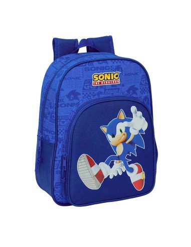 Mochila Infantil Adaptable A Carro Sonic | Reino Escolar: Mochilas y Regalos