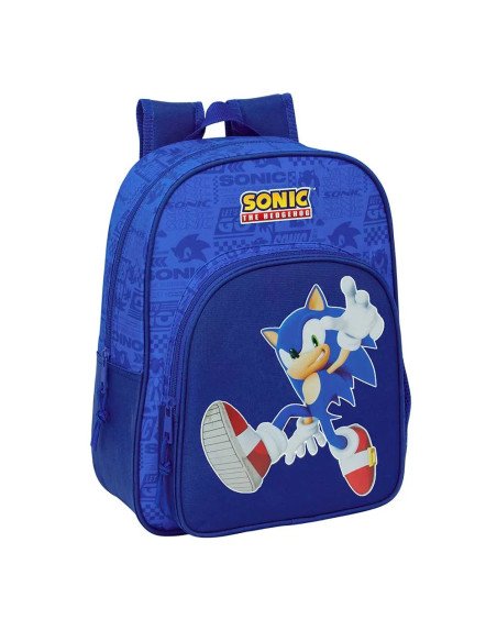 Mochila Infantil Adaptable A Carro Sonic | Reino Escolar: Mochilas y Regalos