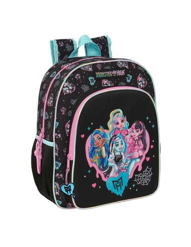 Mochila Junior Adaptable A Carro Monster High | Reino Escolar: Mochilas y Regalos