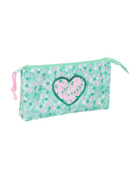 Portatodo Triple Safta "Cuore" | Reino Escolar: Mochilas y Regalos