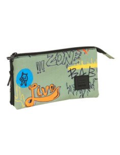 Portatodo Triple Safta Graffiti "Zone" | Reino Escolar: Mochilas y Regalos