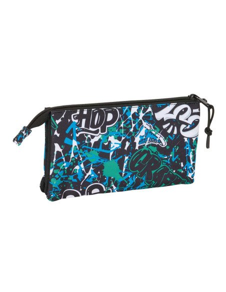 Portatodo Triple Safta Graffiti "Go" | Reino Escolar: Mochilas y Regalos