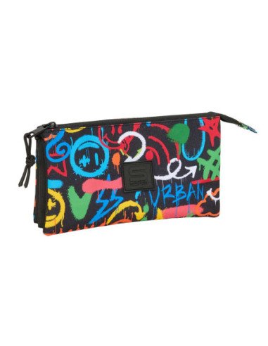 Portatodo Triple Safta Graffiti "Colors" | Reino Escolar: Mochilas y Regalos