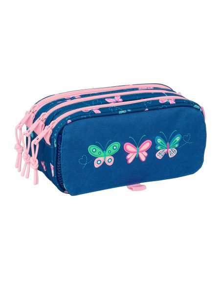 Portatodo Triple Big Blackfit8 "Mariposas" | Reino Escolar: Mochilas y Regalos