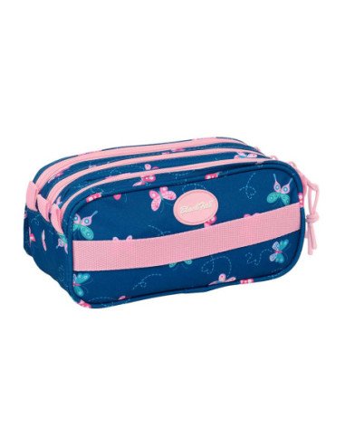 Portatodo Triple Big Blackfit8 "Mariposas" | Reino Escolar: Mochilas y Regalos