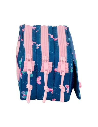 Portatodo Triple Big Blackfit8 "Mariposas" | Reino Escolar: Mochilas y Regalos