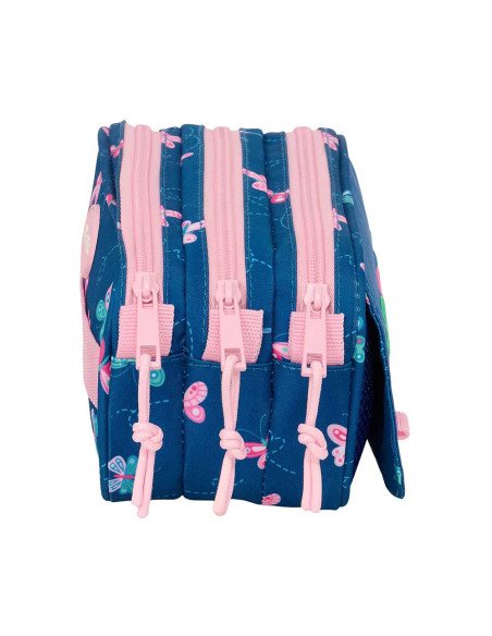 Portatodo Triple Big Blackfit8 "Mariposas" | Reino Escolar: Mochilas y Regalos