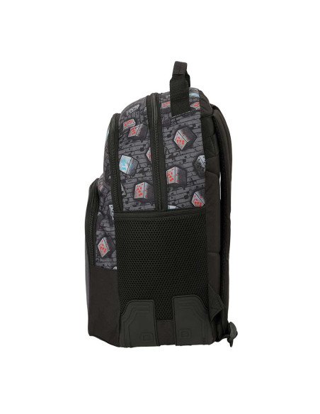 Mochila Doble Adaptable a Carro Minecraft "Graffiti" | Reino Escolar: Mochilas y Regalos