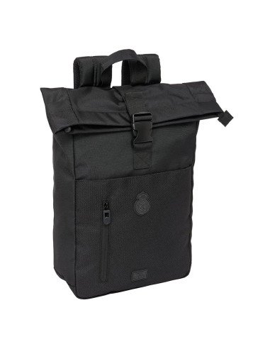 Mochila Solapa Para Portatil 15.6'' Real Madrid Premium | Reino Escolar: Mochilas y Regalos
