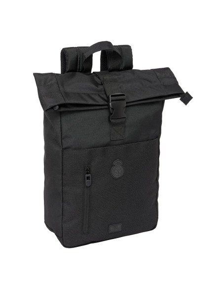 Mochila Solapa Para Portatil 15.6'' Real Madrid Premium | Reino Escolar: Mochilas y Regalos