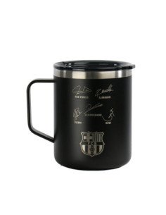 Taza Termo 400ml F.C.Barcelona "Black" | Reino Escolar: Mochilas y Regalos