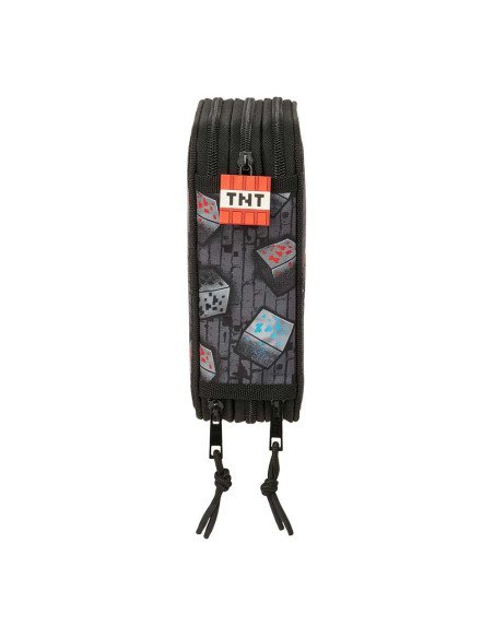 Plumier Triple 37 piezas Minecraft "Graffiti" | Reino Escolar