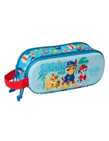 Portatodo Doble 3D Paw Patrol 3D | Reino Escolar: Mochilas y Regalos
