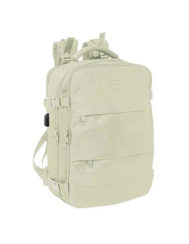 Mochila Viaje Cabina Portatil 15.6'' Safta "Beige" | Reino Escolar: Mochilas y Regalos