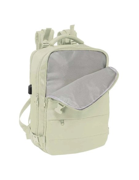 Mochila Viaje Cabina Portatil 15.6'' Safta "Beige" | Reino Escolar: Mochilas y Regalos