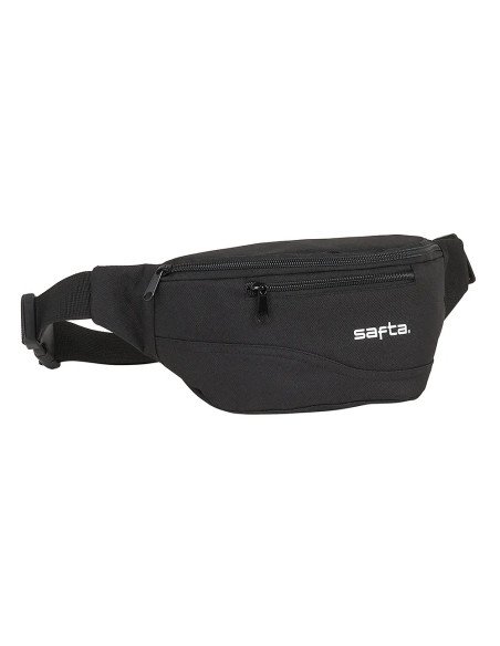 Riñonera Safta Negro | Reino Escolar: Mochilas y Regalos