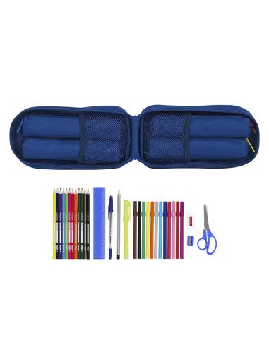 Plumier Mochila Con 4 Portatodollenos Blackfit8 Oxford | Reino Escolar: Mochilas y Regalos