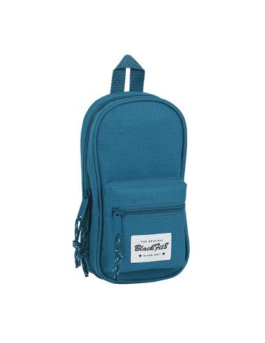 Plumier Mochila Con 4 Portatodollenos Blackfit8 Egeo | Reino Escolar: Mochilas y Regalos