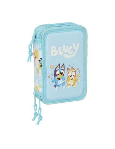 Plumier Triple 37 piezas Bluey "Ready" | Reino Escolar